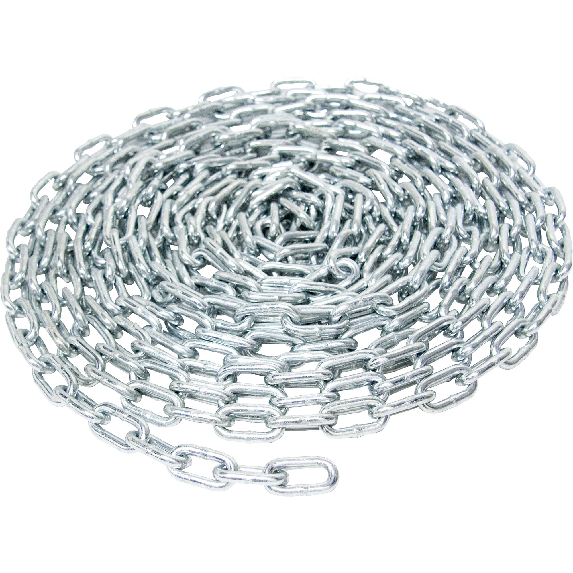 Mibro Grade 30 Proof Coil Zinc-Plated Chain, 1/4in. x 25ft., Model# 530591